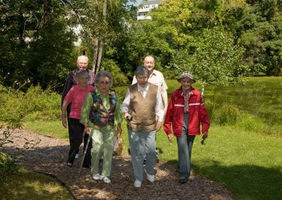 Residents stay fit living the active lifestyle at Lasell Village, a premier senior retirement community in Newton, MA