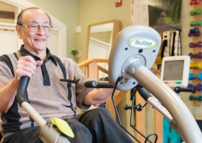 Residents stay fit living the active lifestyle at Lasell Village, a premier senior retirement community in Newton, MA