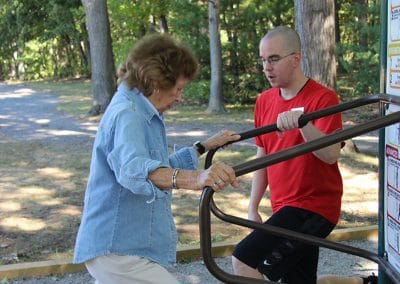 Residents enjoy enjoy lifelong education at Lasell Village, a premier senior retirement community in Newton, MA